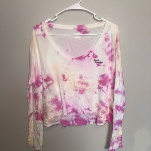 Women's Tie-Dye Long Sleeve Top